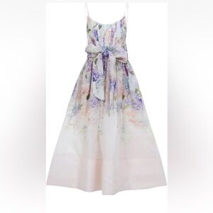 Zimmermann Pastel Floral Midi Dress